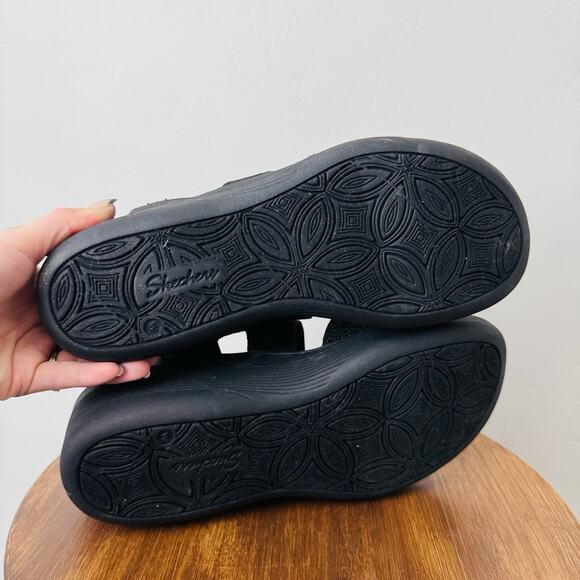 Skechers Black Pier Lite Slip In Sandals Women’s Size 8.5 - Picture 8 of 10